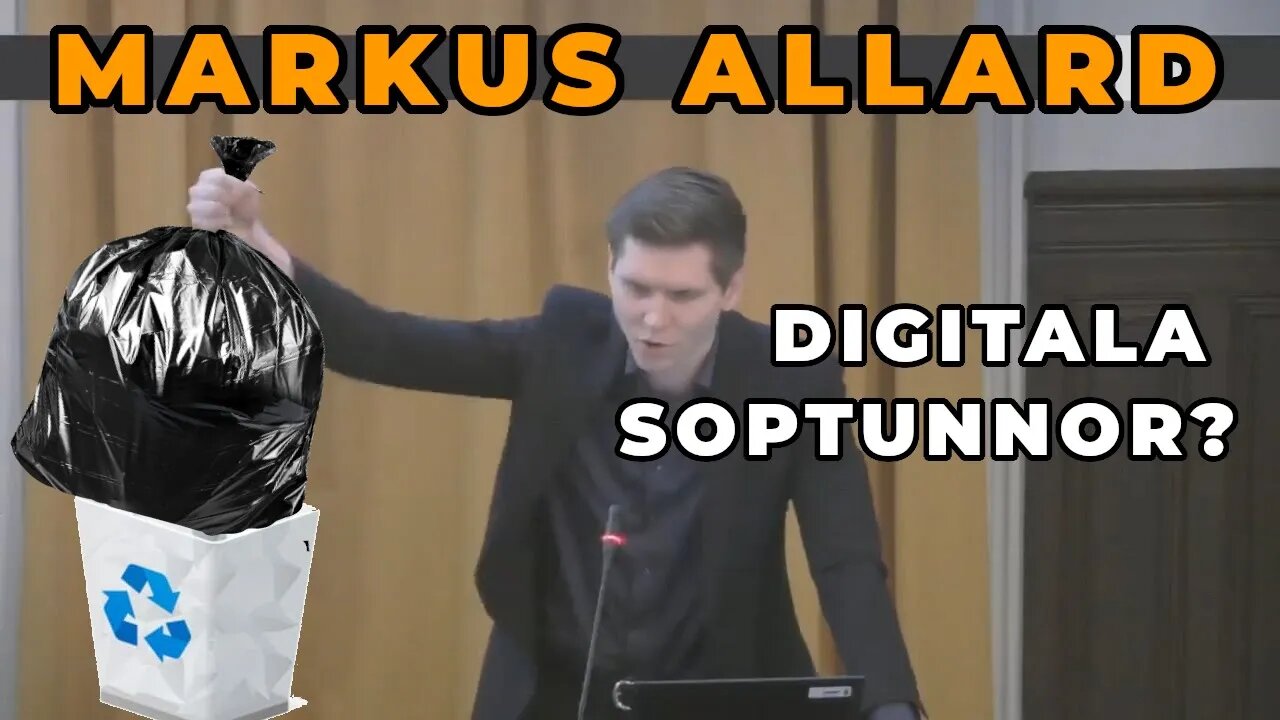 Allard: Digitala soptunnor och kommunskuld på 15 miljarder