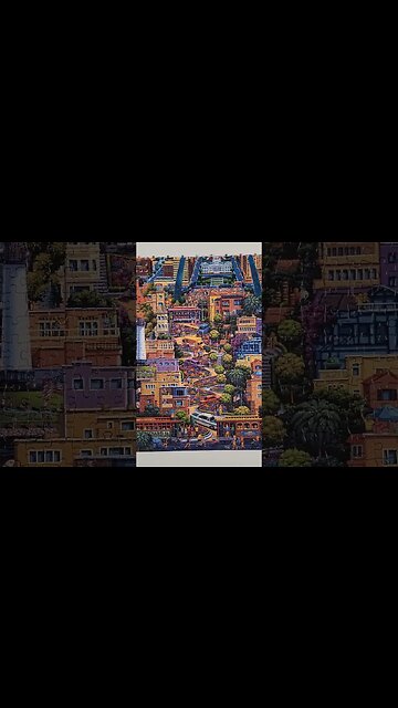 60,000 Piece What a Wonderful World Jigsaw Puzzle Day 49! #shorts #puzzle #jigsawpuzzles #puzzles