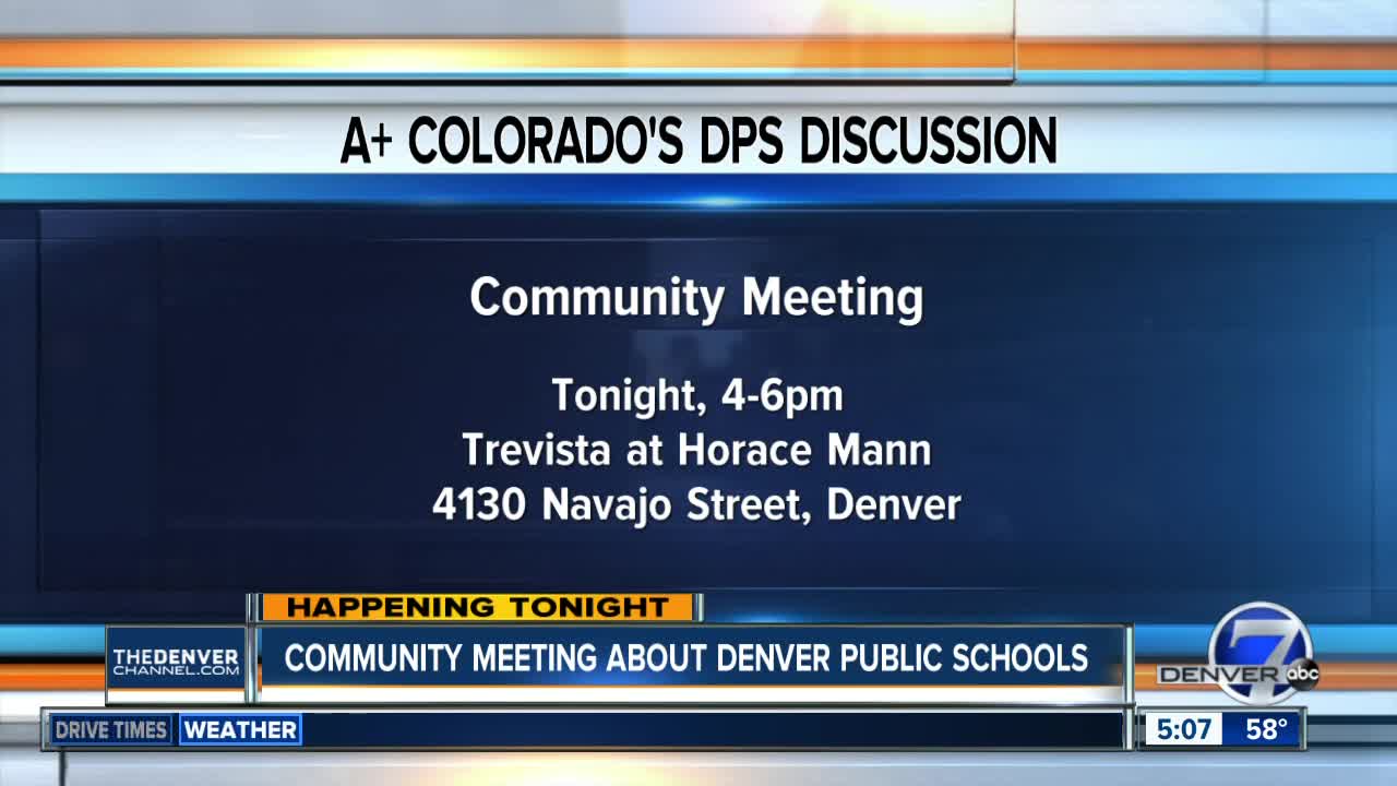 Community meeting about Denver Public Schools