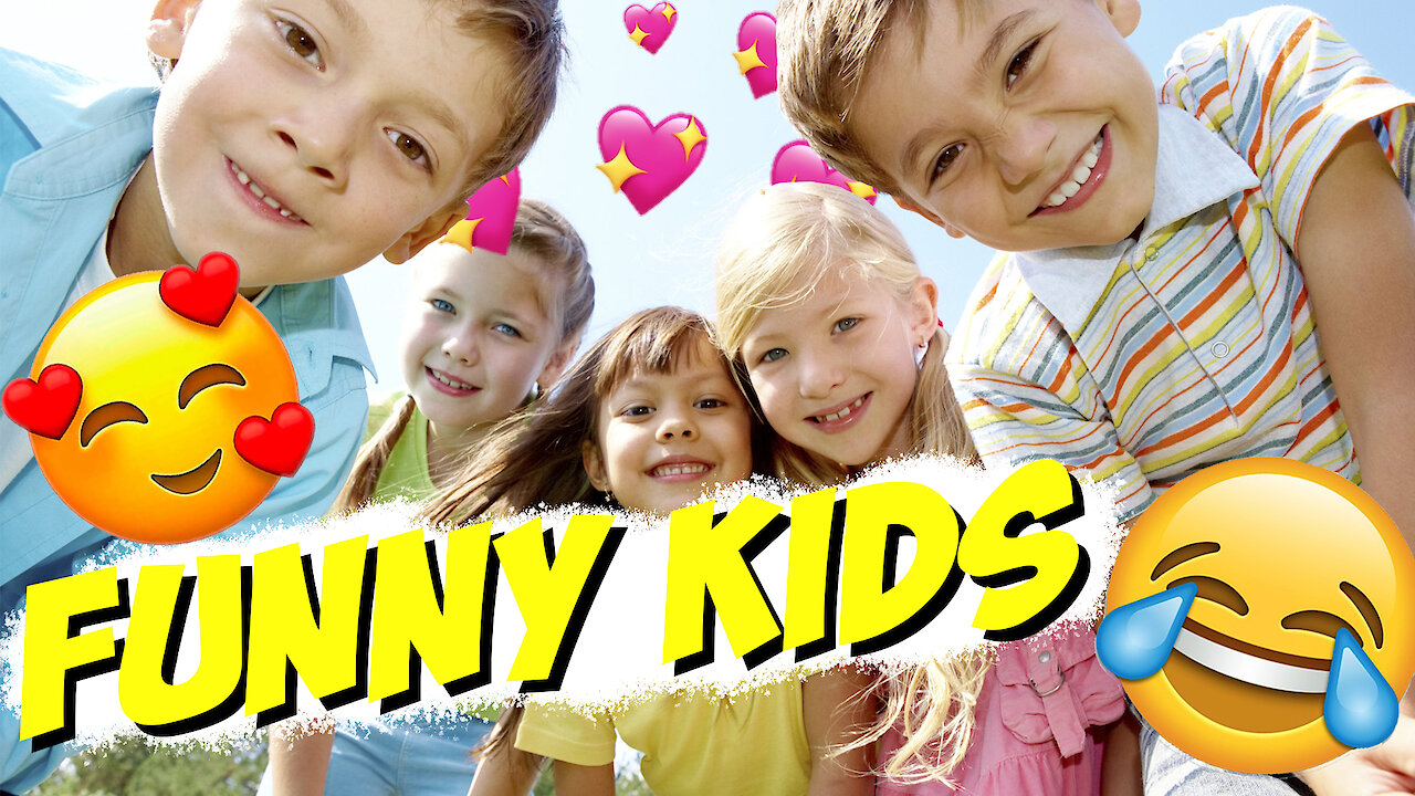 Funny kids do little stupid things. Try not to laugh