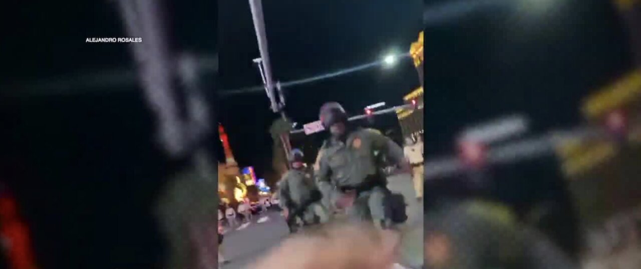 Peaceful protesters question Las Vegas police role in adding to tension during civil unrest