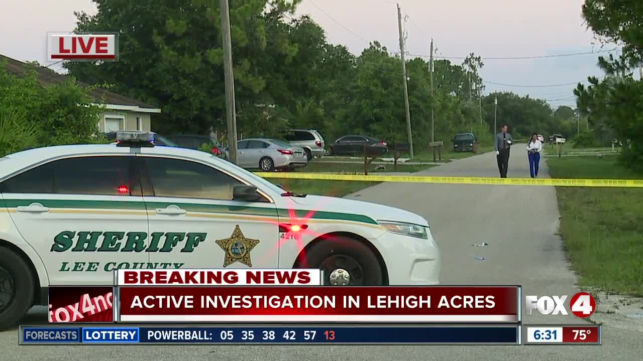 Deputies investigating scene off Gregory Avenue in Lehigh Acres