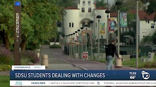 SDSU students dealing with pandemic-related changes