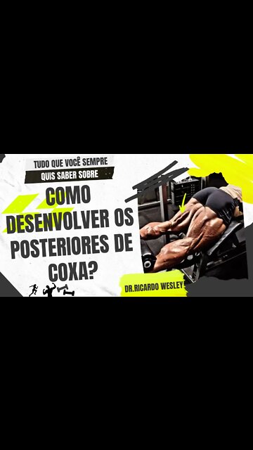 Hipertrofia das pernas: como desenvolver o posterior de coxa? #posteriordecoxa #pernas #hipertrofia