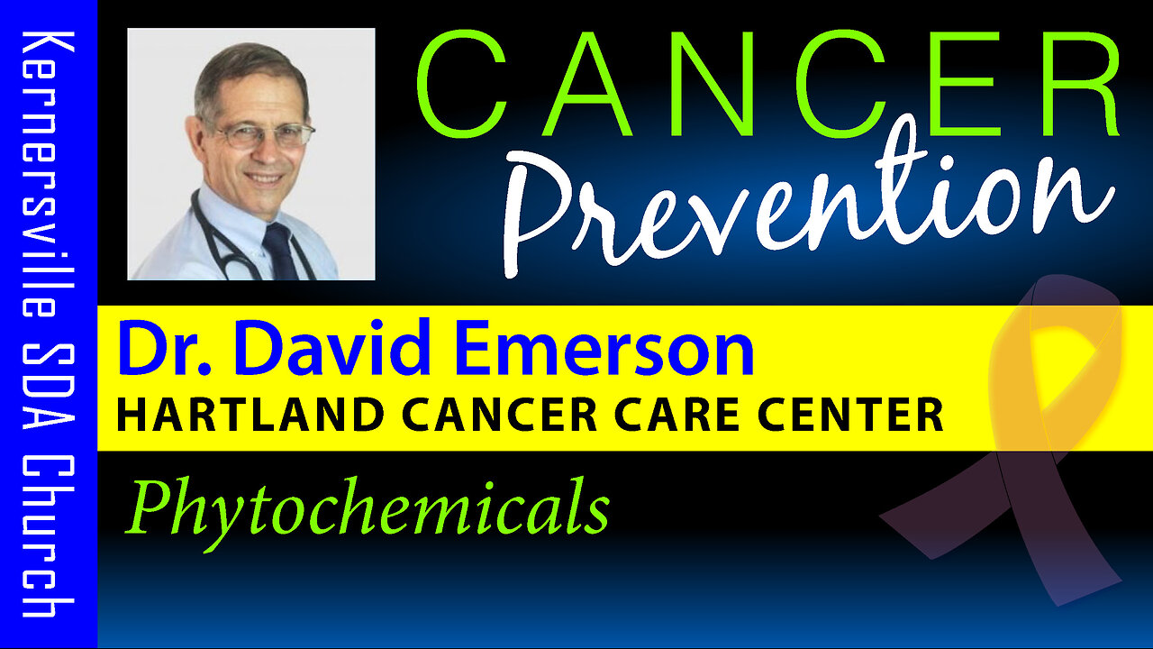 Phytochemicals (Dr David Emerson)