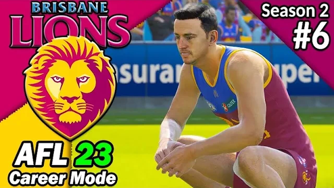 IS THIS SEASON A FAILURE? AFL 23 Brisbane Lions Management Career Gameplay Season 2 #6