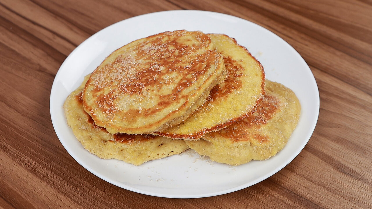 How to make delicious banana bread in the frying pan