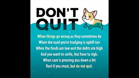 Don't Quit [GMG Originals]