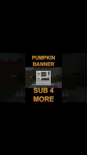 Minecraft: How To Make A Scary Pumpkin Banner