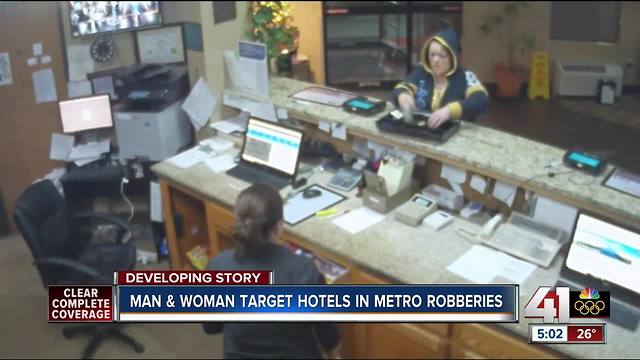 Multiple agencies seek suspects in series of hotel, motel robberies