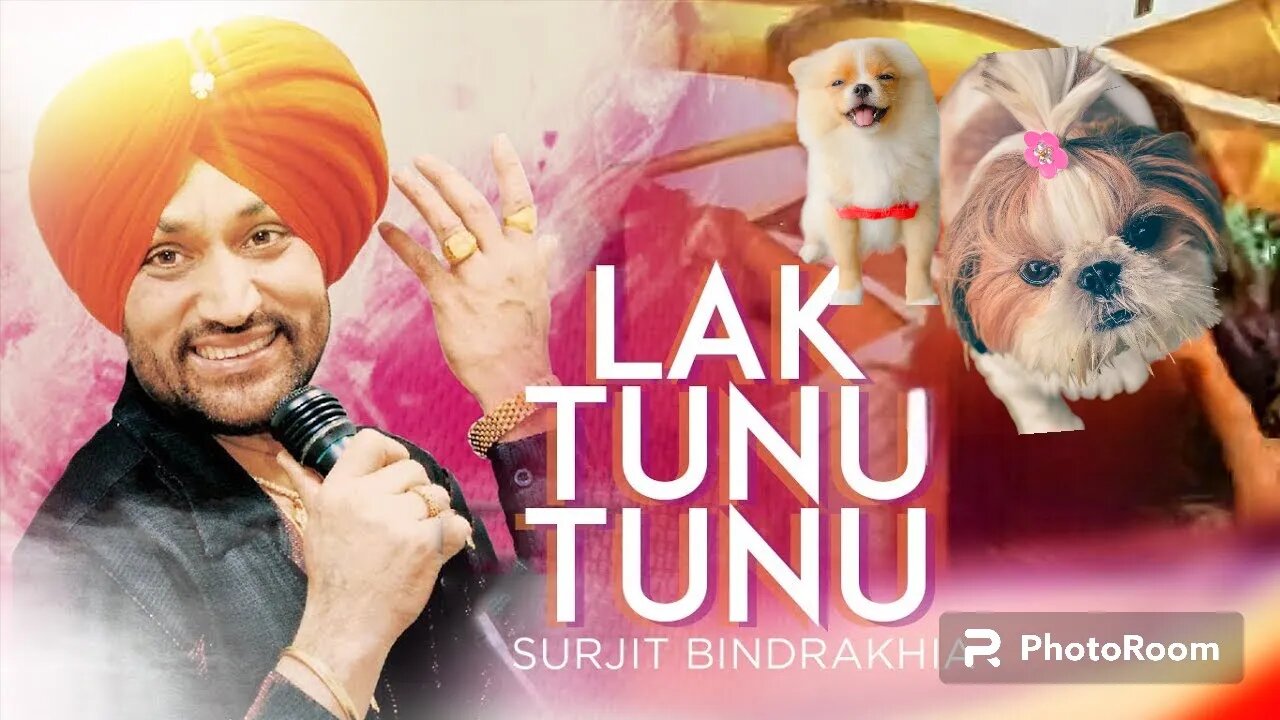 Dancing dog 🐕"Lak Tunu Tunu" Surjit Bindrakhiya # funnyvideo