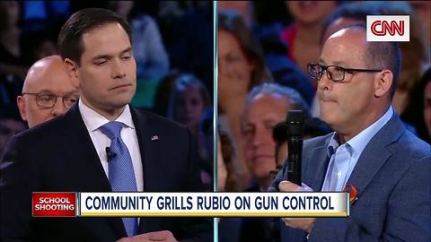 NRA representative, Sen. Rubio meets anger as shooting survivors demand change to gun laws