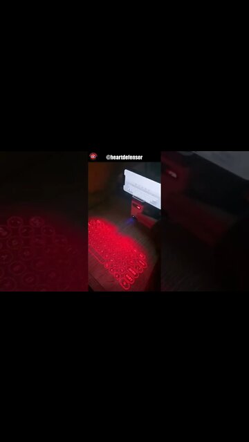 Bluetooth virtual keyboard with a phone stand ⌨️ #tiktokmademebuyit #tiktokmademebuythis #Shorts