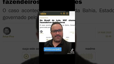 No Brasil de Lula, MST chama fazendeiros de invasores