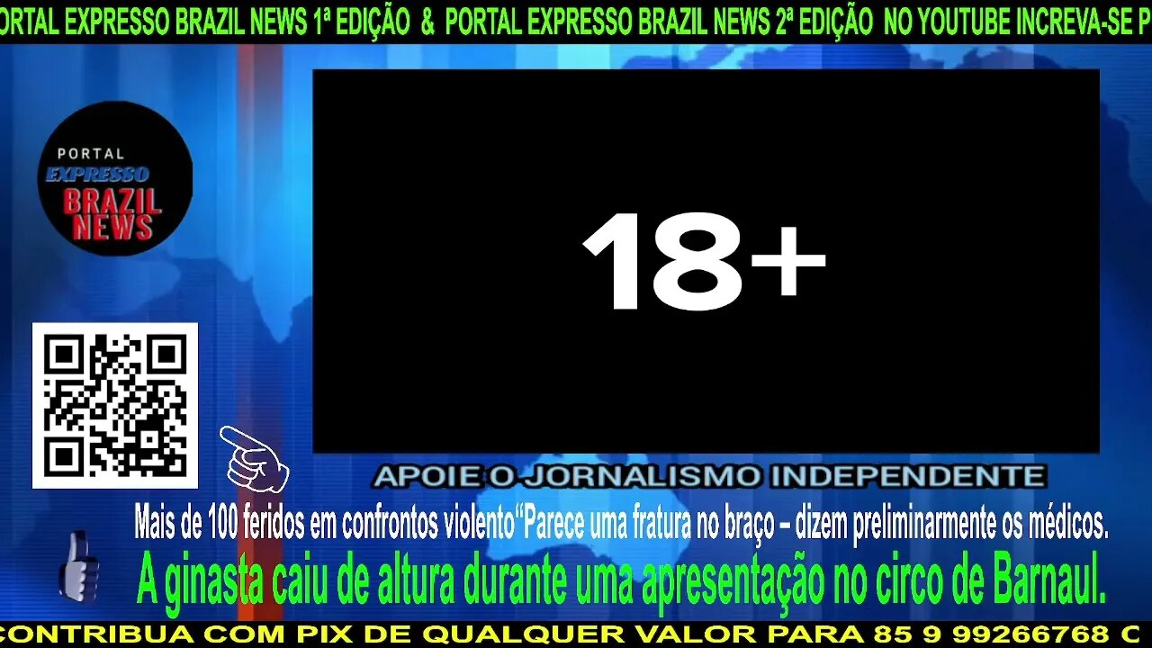 A ginasta caiu de altura durante uma apresentação no circo de Barnaul.