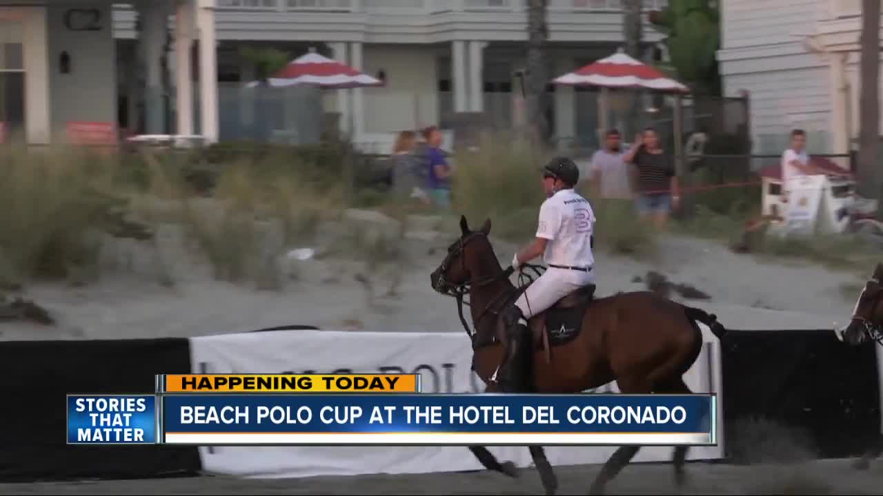 Third annual Beach Polo Cup being held at Hotel Del Coronado