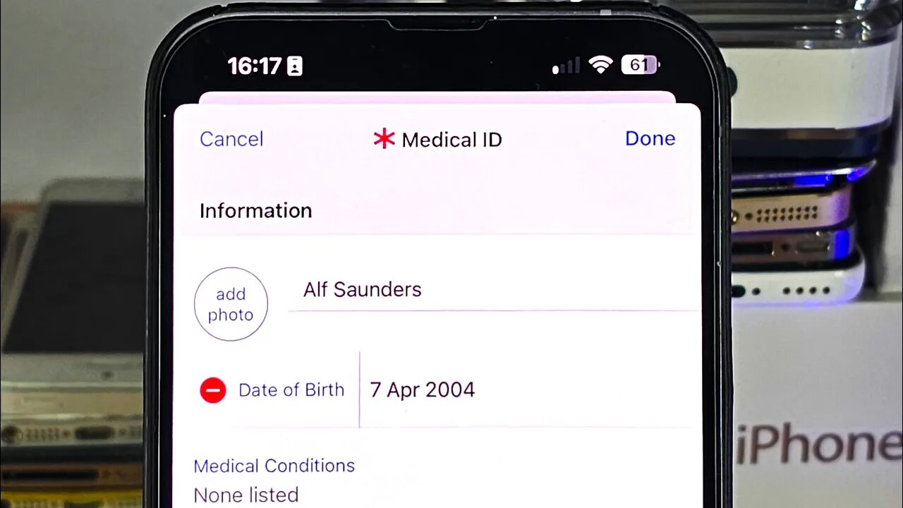 How To Change Medical ID in iPhone