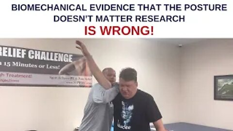 Proof the “Posture Doesn’t Matter” Research is WRONG!