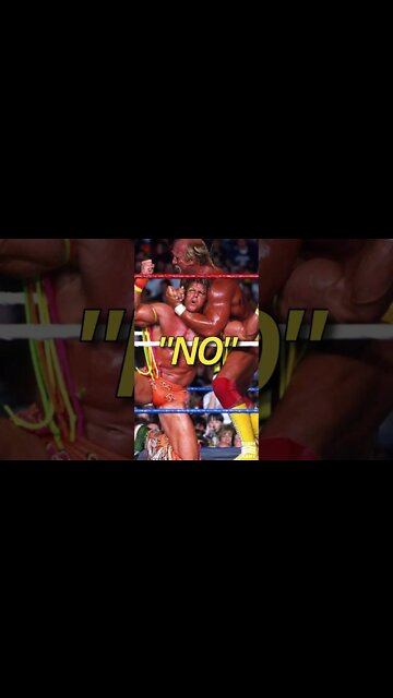 Hulk Hogan on Ultimate Warrior: "He Couldn't Cut It in the Ring" - #Shorts