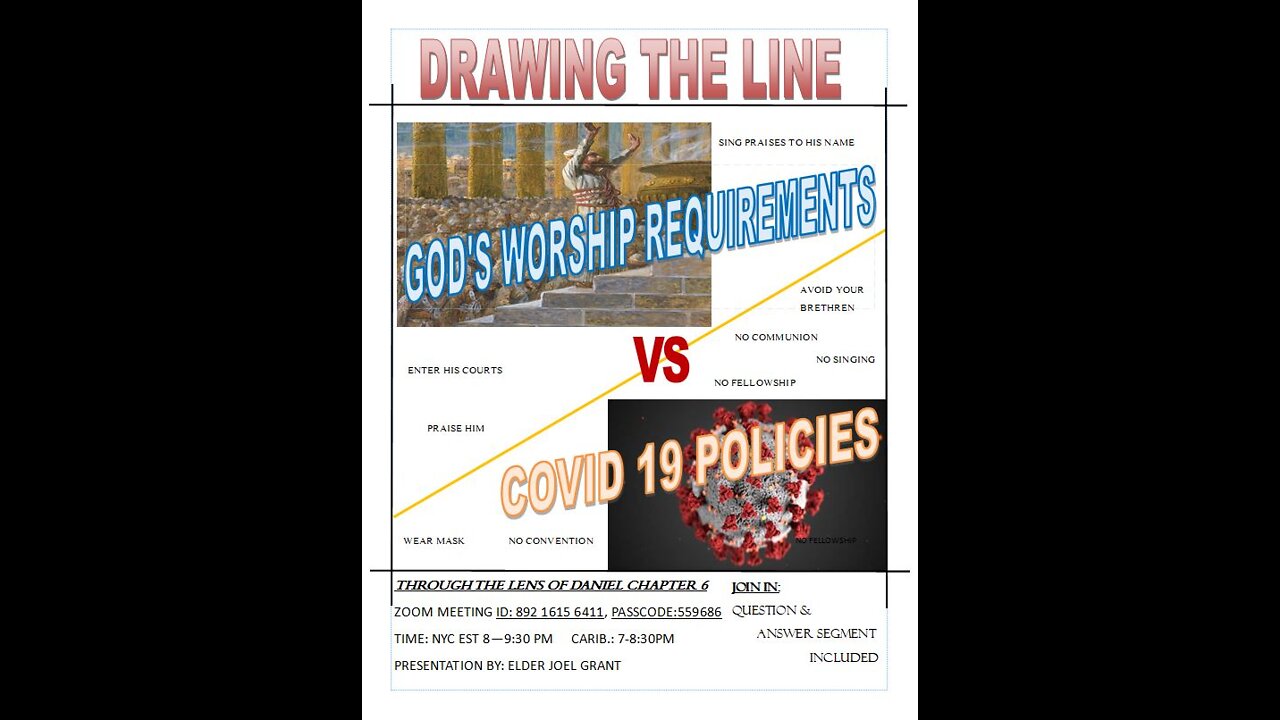 God's Law Vs Covid 19 Policies