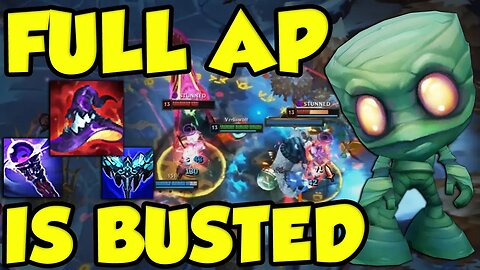 FULL AP AMUMU IS Z TIER! 2v2v2v2 Gameplay - League of Legends Arena Mode