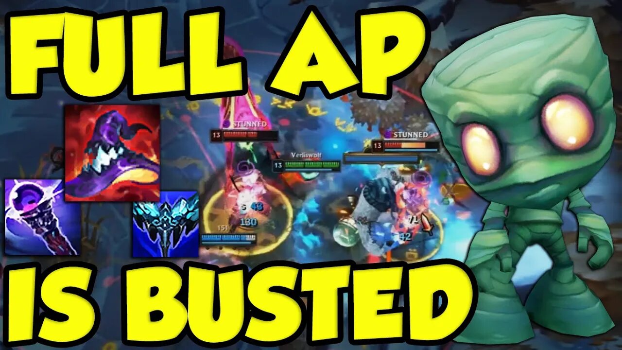 FULL AP AMUMU IS Z TIER! 2v2v2v2 Gameplay - League of Legends Arena Mode