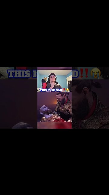 This Made Me Want to Cry‼️😭 | #shorts #godofwarragnarok #gaming #reaction