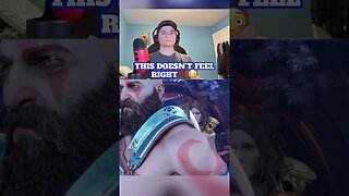 Kratos & Atreus Give Up⁉️😳 | #shorts #godofwarragnarok #gaming #reaction