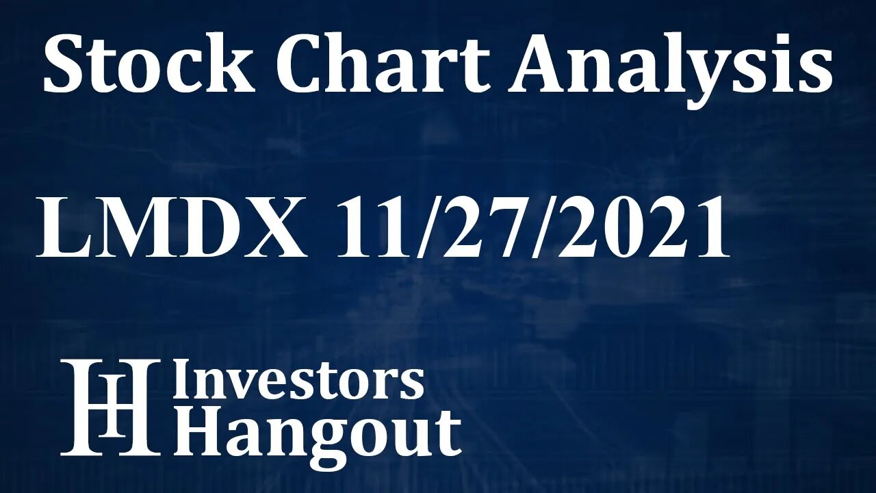 LMDX Stock Chart Analysis LumiraDx Ltd. - 11-27-2021