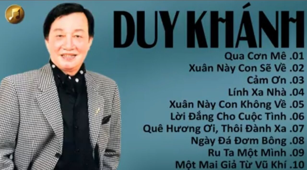 10 Ca Khúc Nhạc Vàng Hải Ngoại Duy Khánh