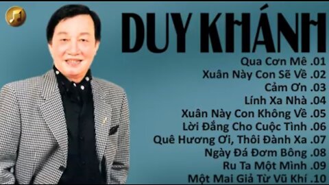 10 Ca Khúc Nhạc Vàng Hải Ngoại Duy Khánh