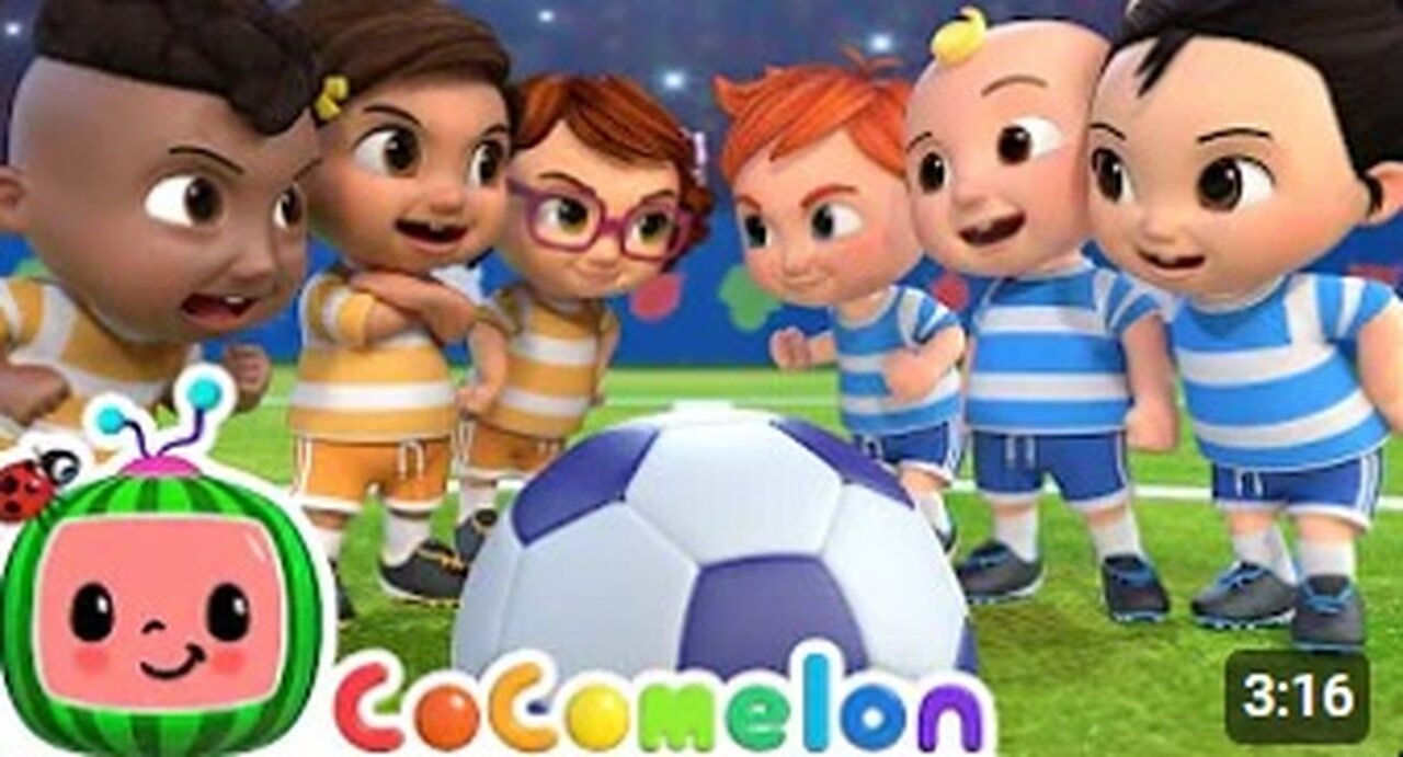 Soccer Song (Football Song) ⚽- CoComelon Nursery Rhymes & Kids Songs