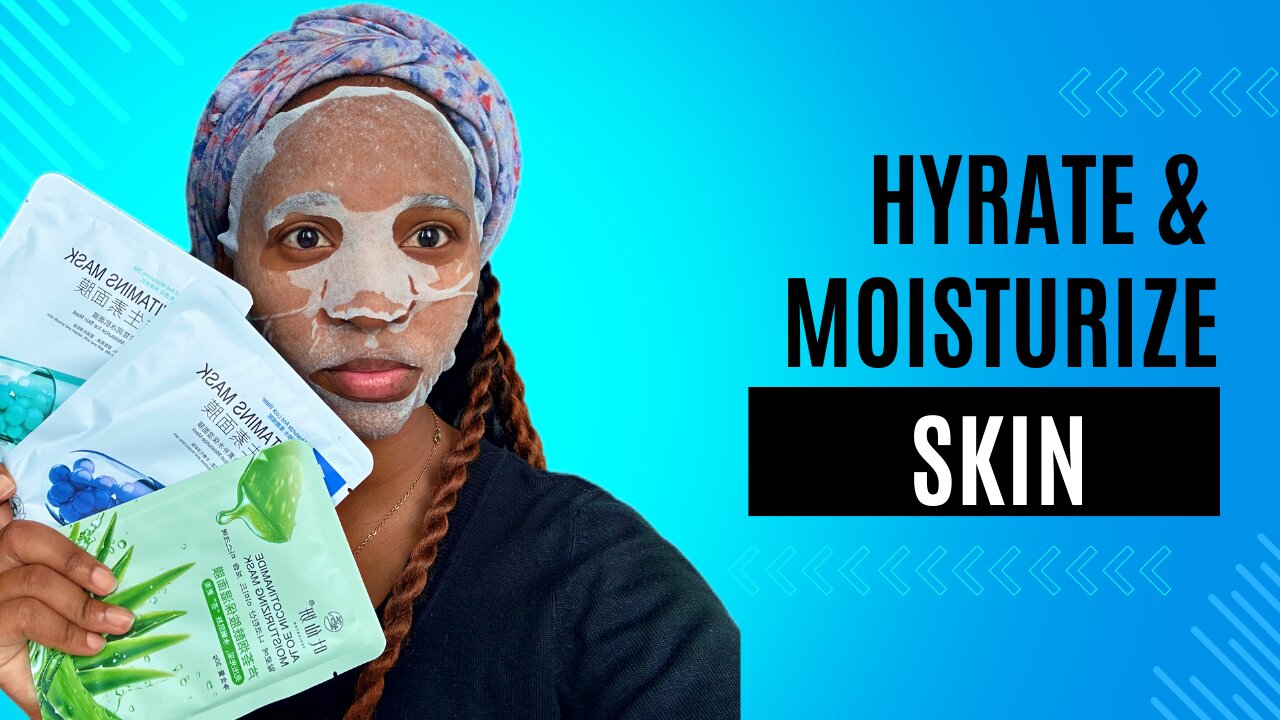 How to Hydrate & Moisturize skin| Vitamins Hydration Moisture Mask