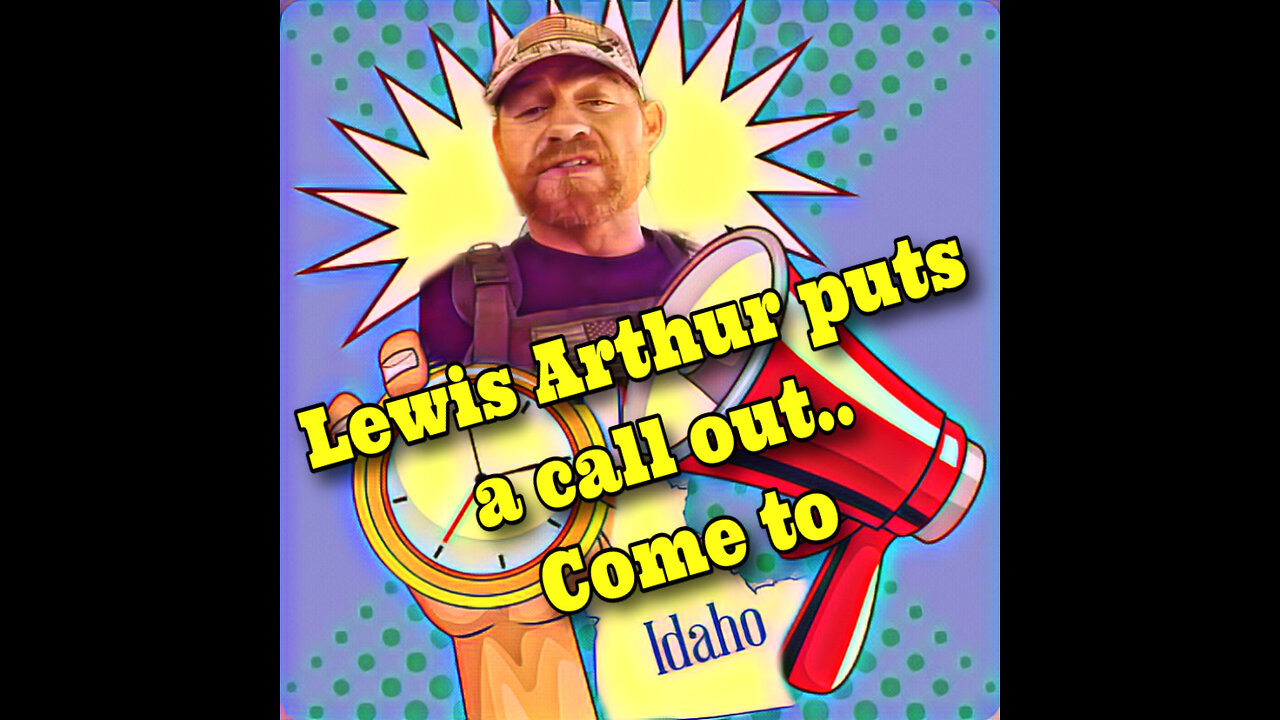 Lewis Arthur puts the call out..