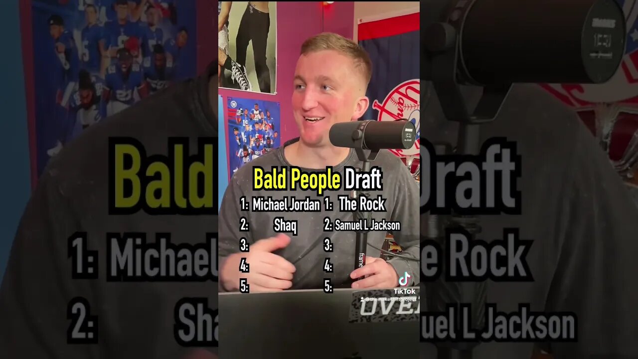 The BALD PEOPLE Draft!! Who You Got?? #shorts #bald