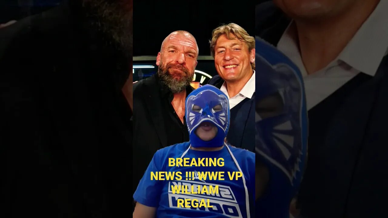 BREAKING NEWS !!! Mr. William Regal as WWE VP #shorts