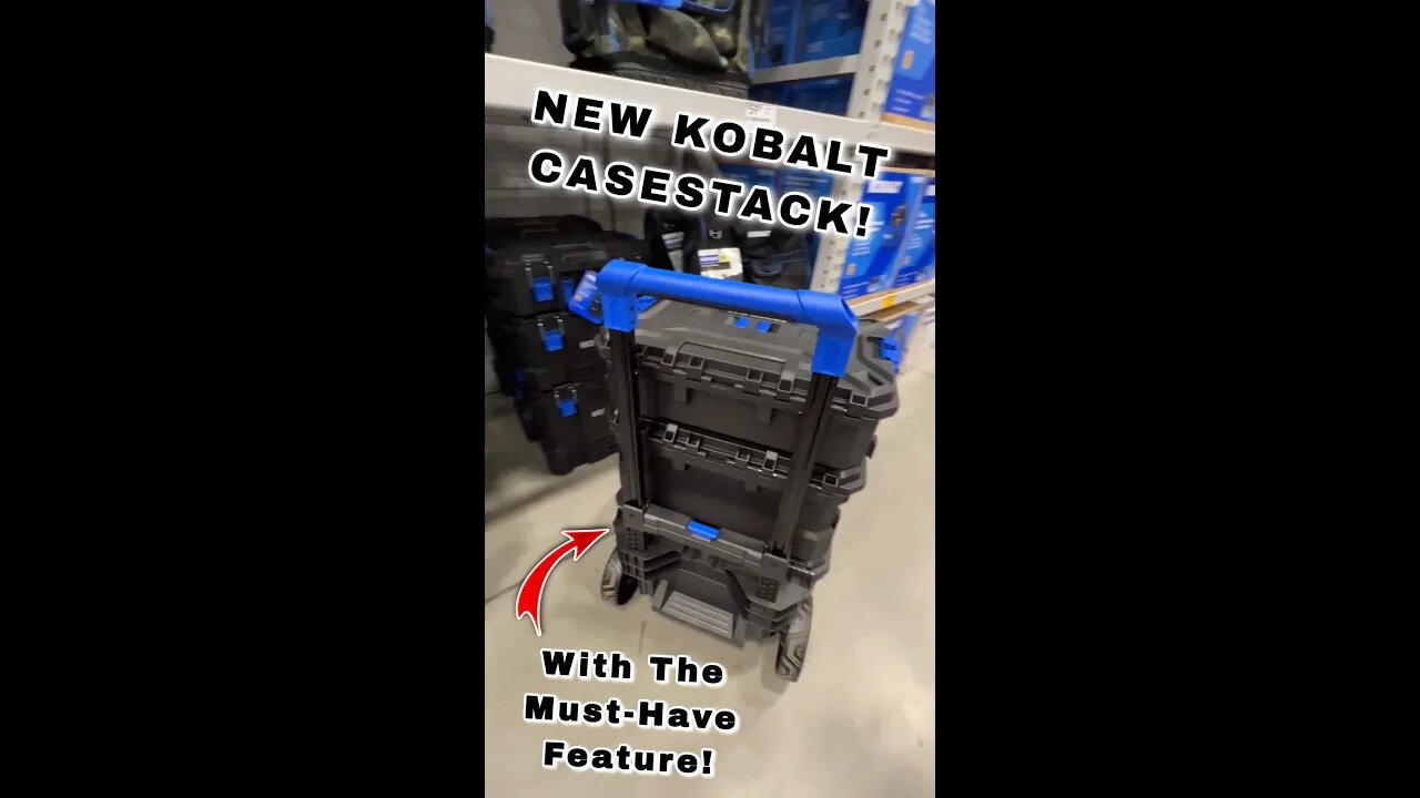 LOWE'S NEW KOBALT Casestack Modular Storage System Has What You've Been Asking For!