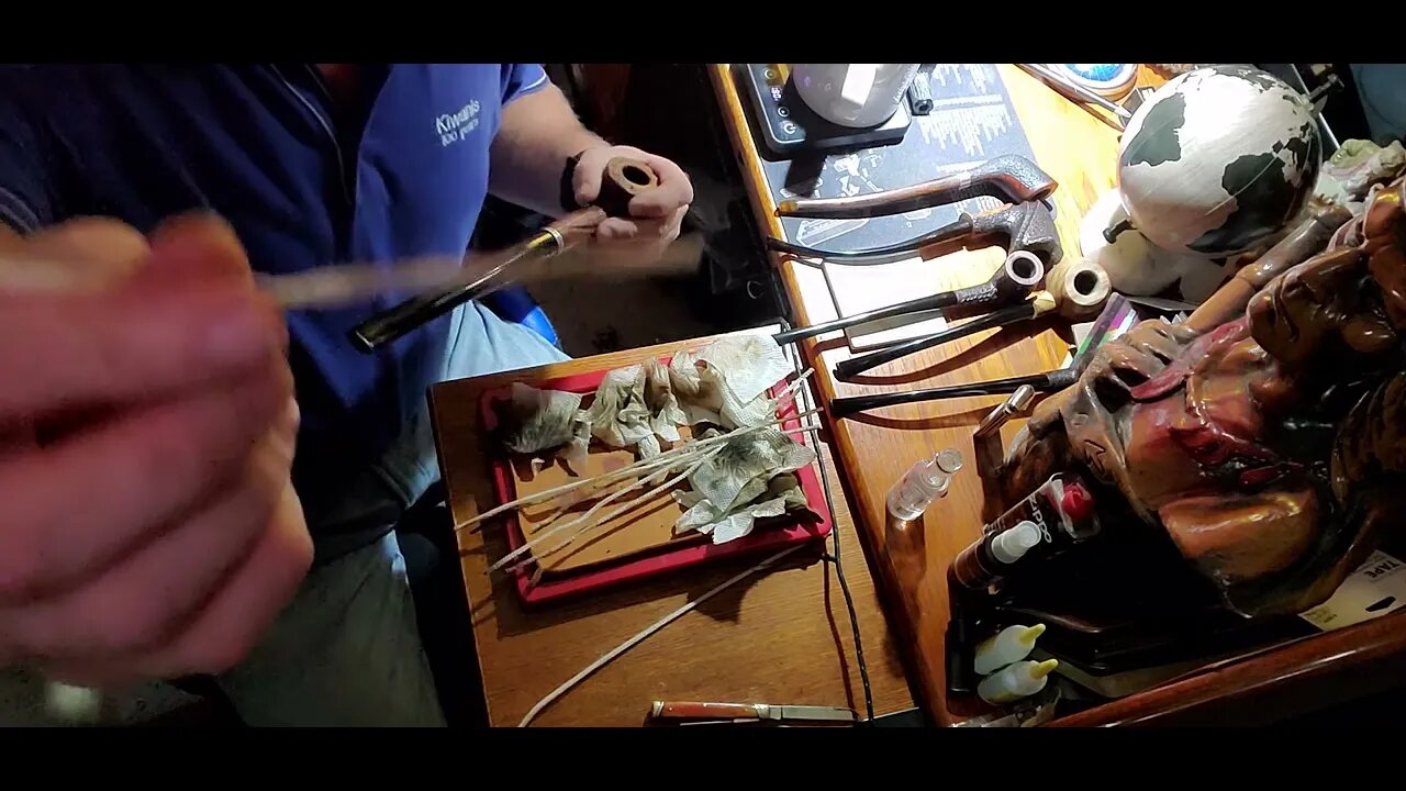The Tunnell Take #610 My Take on cleaning a tobacco pipe.