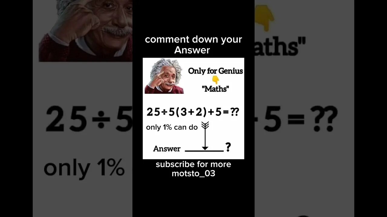 only 1% can solve this #mathproblems #trending #viral #reels #shortvideo #genius #viralvideos #solve