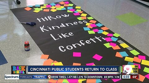 Cincinnati Public Schools students return to class today