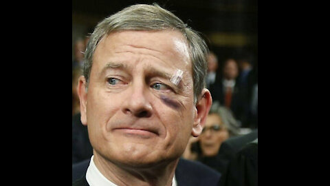 Is Justice roberts compromised? Intel source says trump won election.Biden brief halted