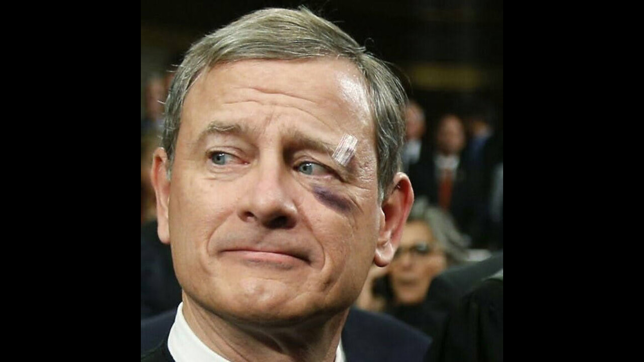 Is Justice roberts compromised? Intel source says trump won election.Biden brief halted