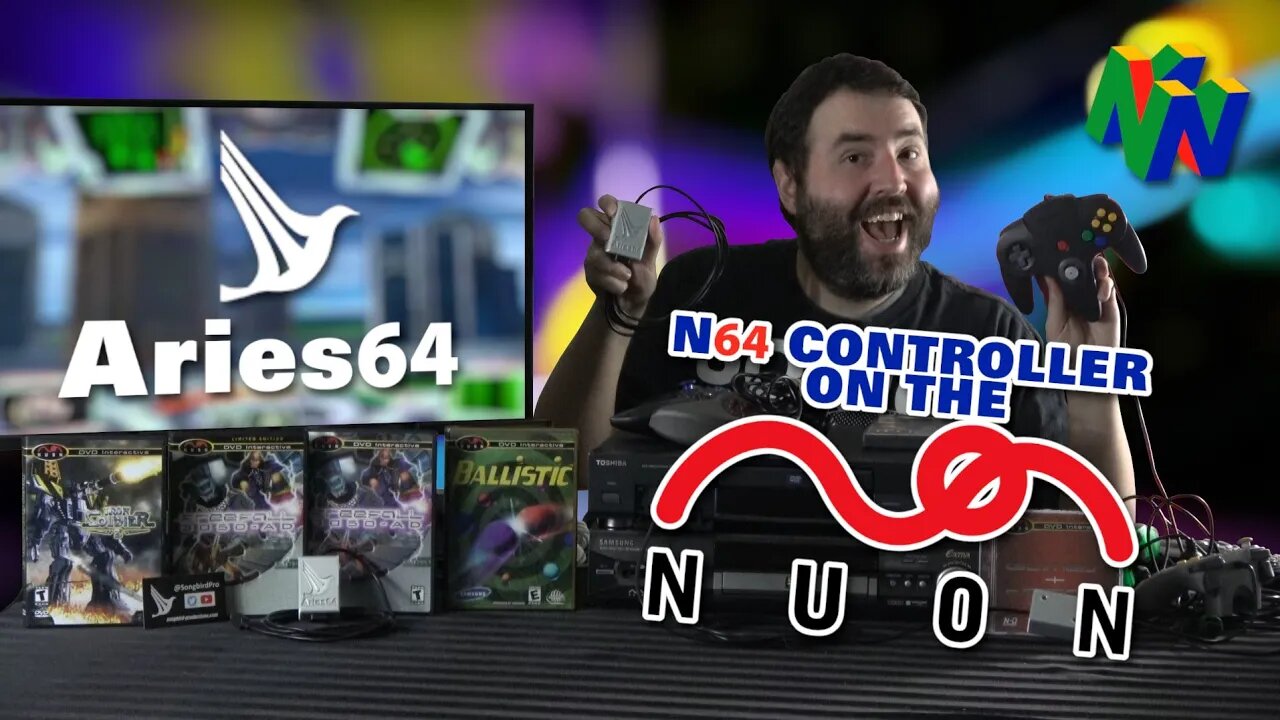 Using N64 Controllers on the Nuon - Aries64 - (Yes, Really) - Adam Koralik