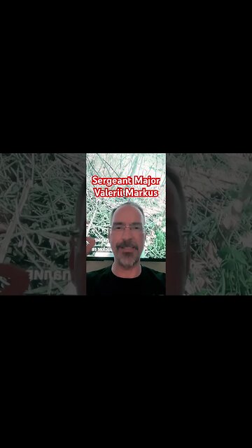 Sergeant Major Valerii Markus has a YouTube channel! #shorts #ukraine #ukrainewar