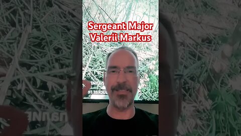 Sergeant Major Valerii Markus has a YouTube channel! #shorts #ukraine #ukrainewar