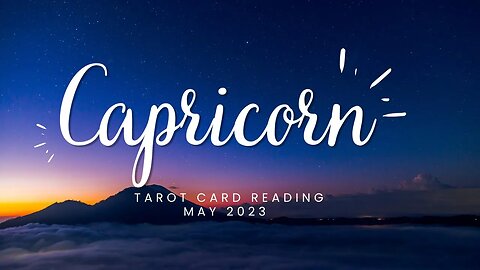 Capricorn Tarot May 2023 - Final Warning Before the Tower comes #tarot #capricorn
