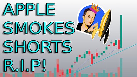 STOCK MARKET HITS NEW ALL TIME HIGHS, APPLE RIPS BEARS A NEW ONE.