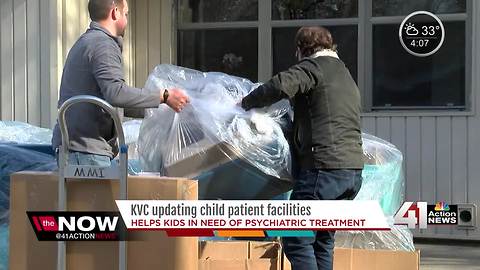KVC, volunteers makeover child treatment center