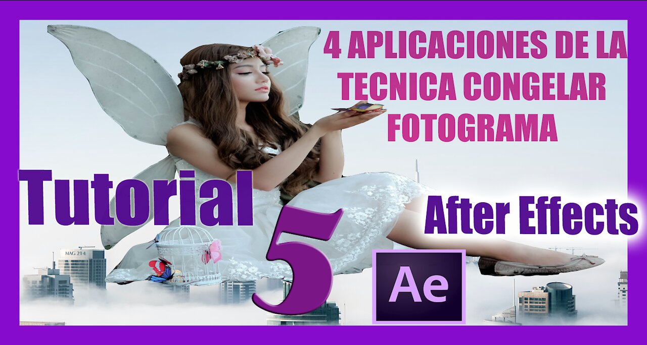 🔥4 efectos After Effects ✅Congelar Tiempo ✅Secuencia Fotogramas ✅Pausar Video ✅Recoger Fotogramas
