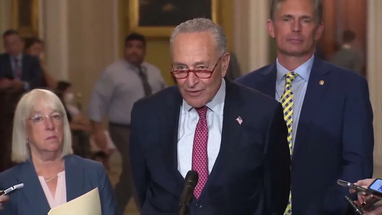Chuck Schumer Unironically Says Impeachment Inquiry Into Biden Is "Absurd," "Witch Hunt"